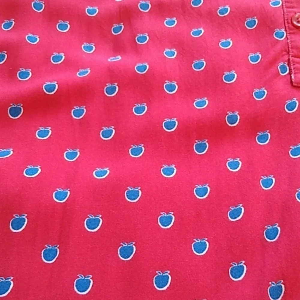 Beach Lunch Lounge Red Drop Waist Dress Size - Small - Picture 8 of 12